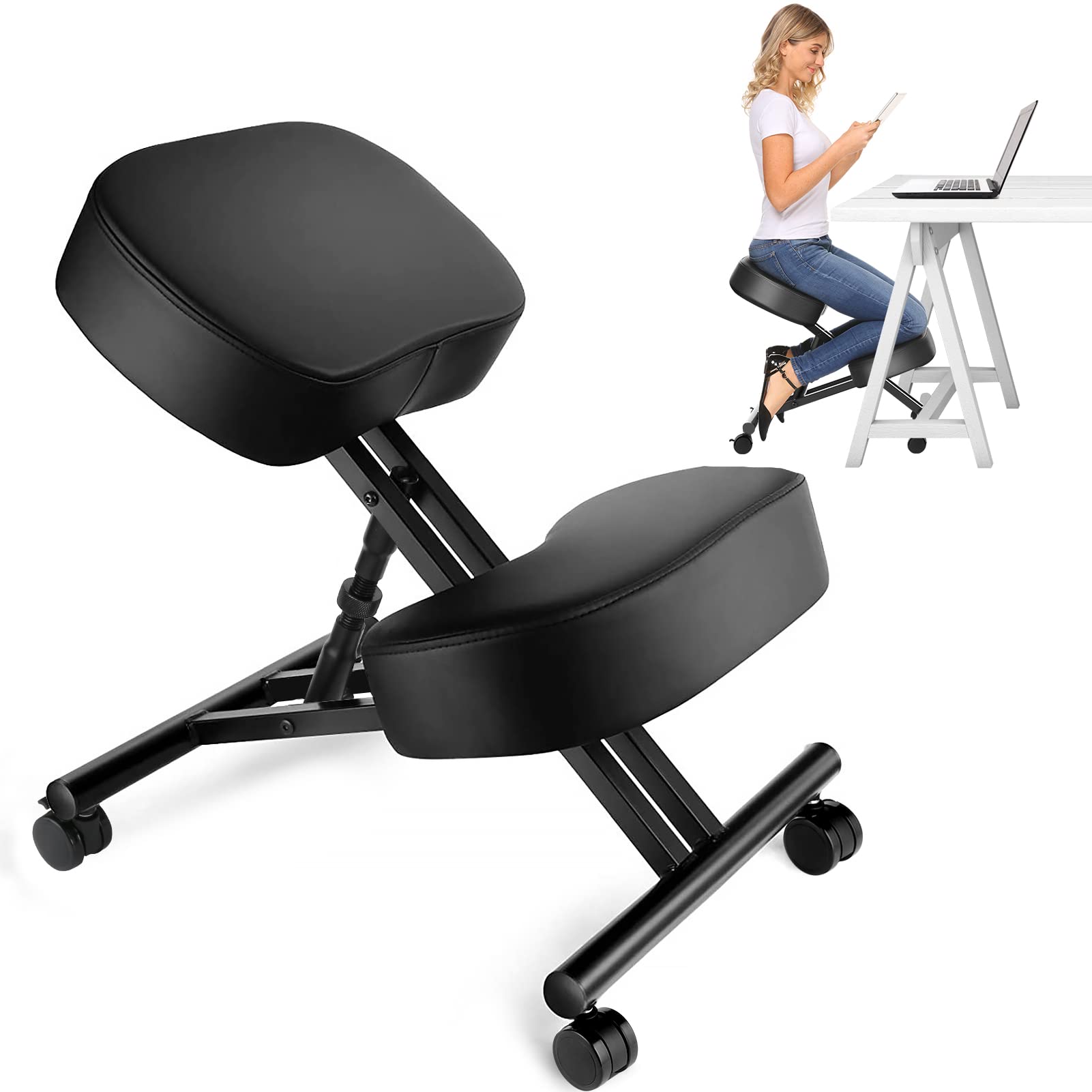 Office Stool - Kursi Berlutut Ergonomis untuk Kantor, Bangku