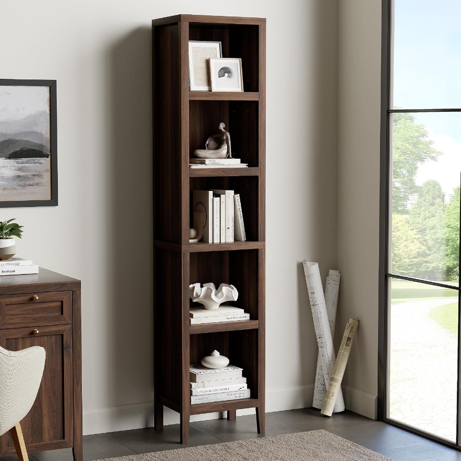 Bookshelf - Rak Buku Tinggi dan Sempit, Rak