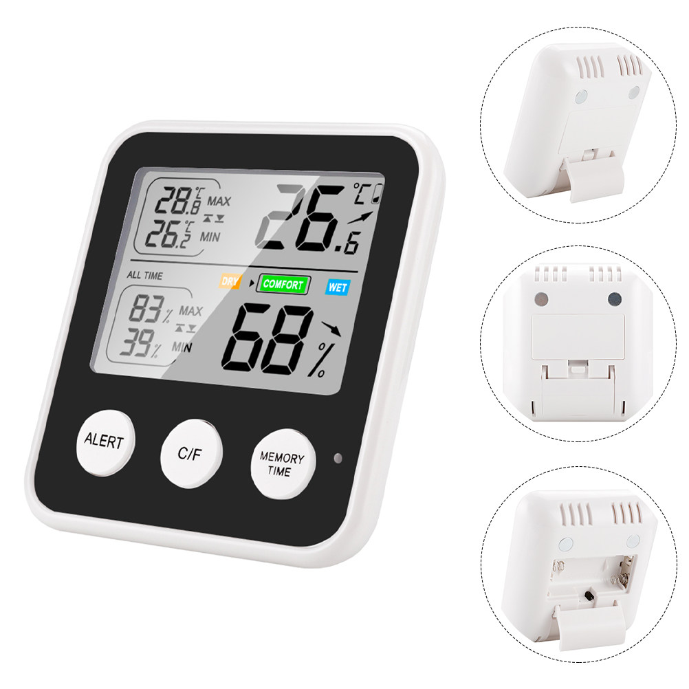 Monitor Stand - Higrometer dan Termometer Digital untuk Rumah