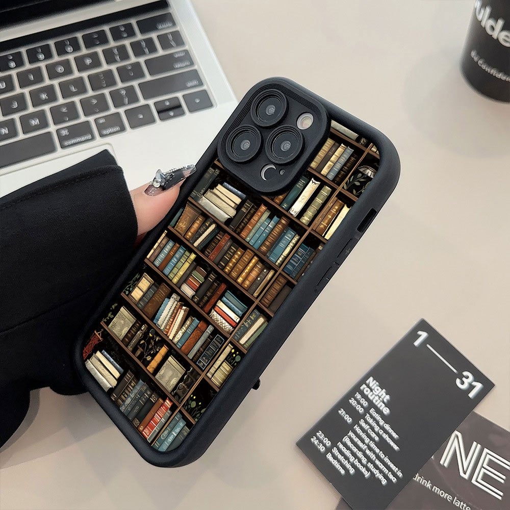 Casing Ponsel Motif Rak Buku K - Bookshelf ulasan dan harga