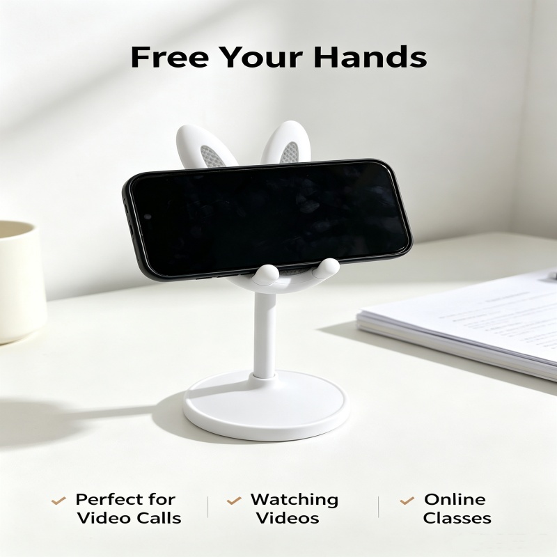 Penyangga Ponsel Kelinci Lucu, - Standing Desk ulasan dan harga