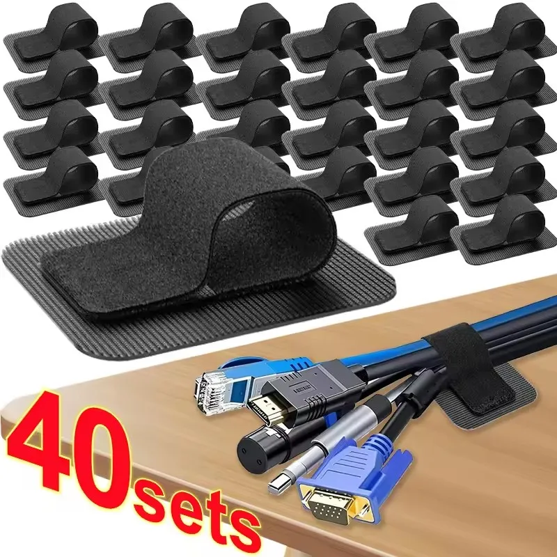4-40 Set Pengatur Kabel di Baw - Desk Organizer ulasan dan harga