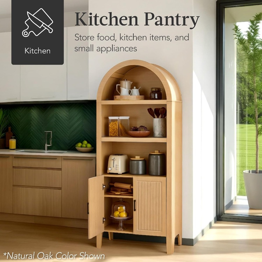 Lemari Pantry Berbentuk Lengku - Bookshelf ulasan dan harga