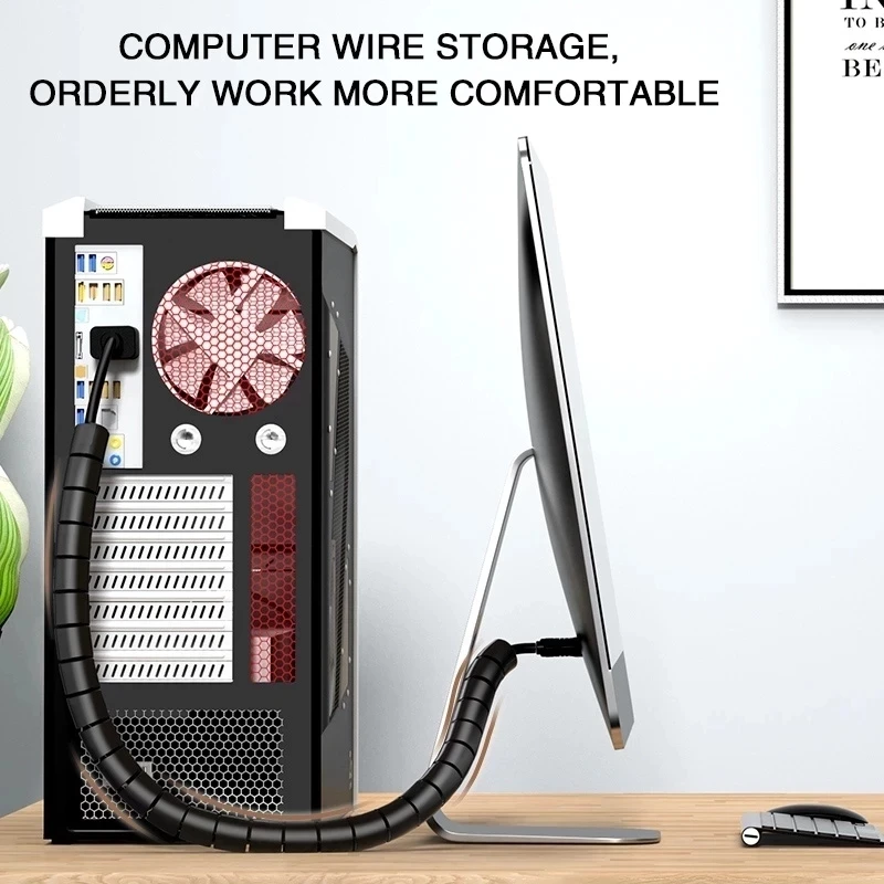 Penutup Kabel Spiral 2M untuk  - Desk Organizer ulasan dan harga