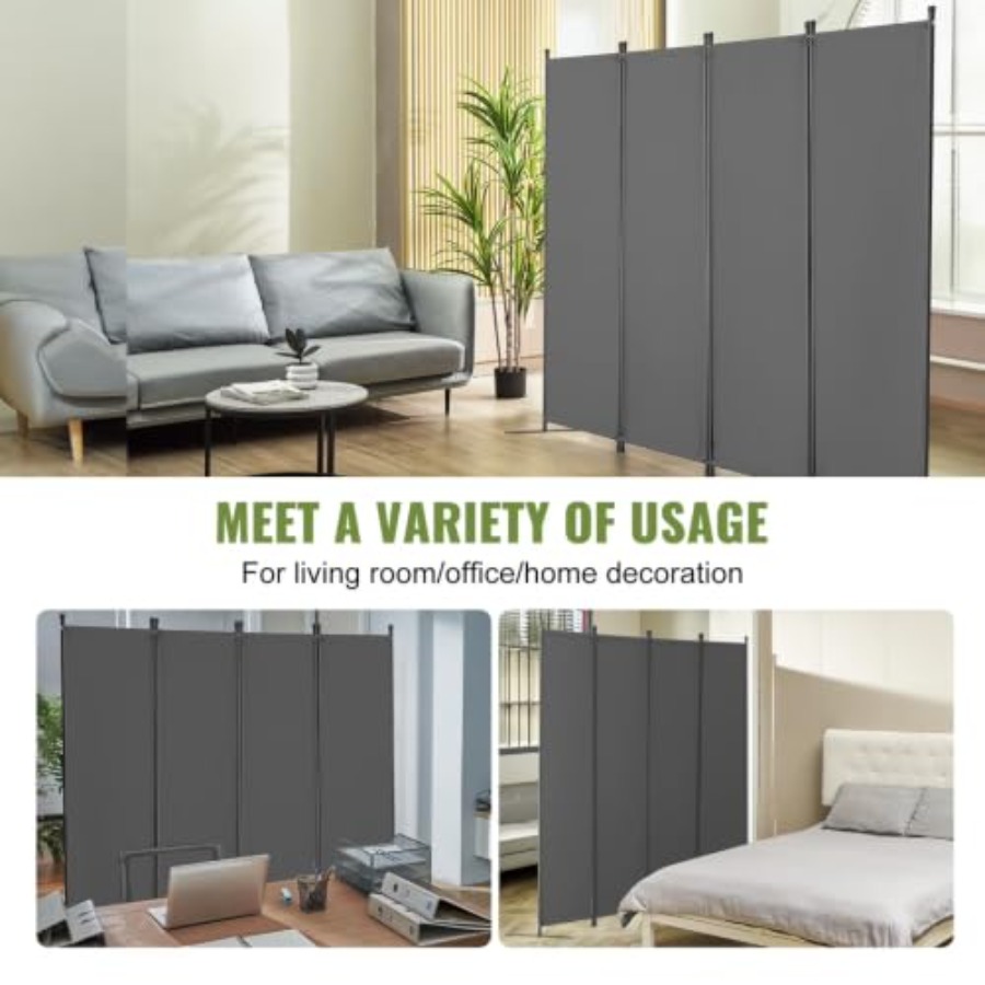 Pembatas Ruangan Kain 4 Panel  - Partition Screen Divider ulasan dan harga