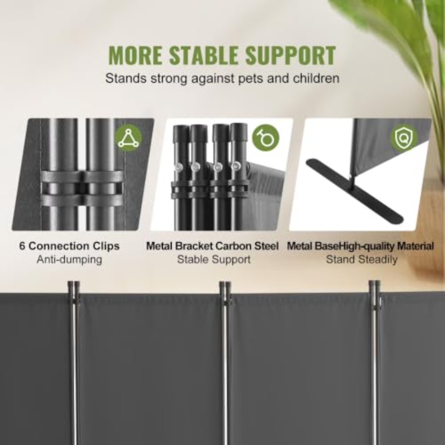 Pembatas Ruangan Kain 4 Panel  - Partition Screen Divider ulasan dan harga