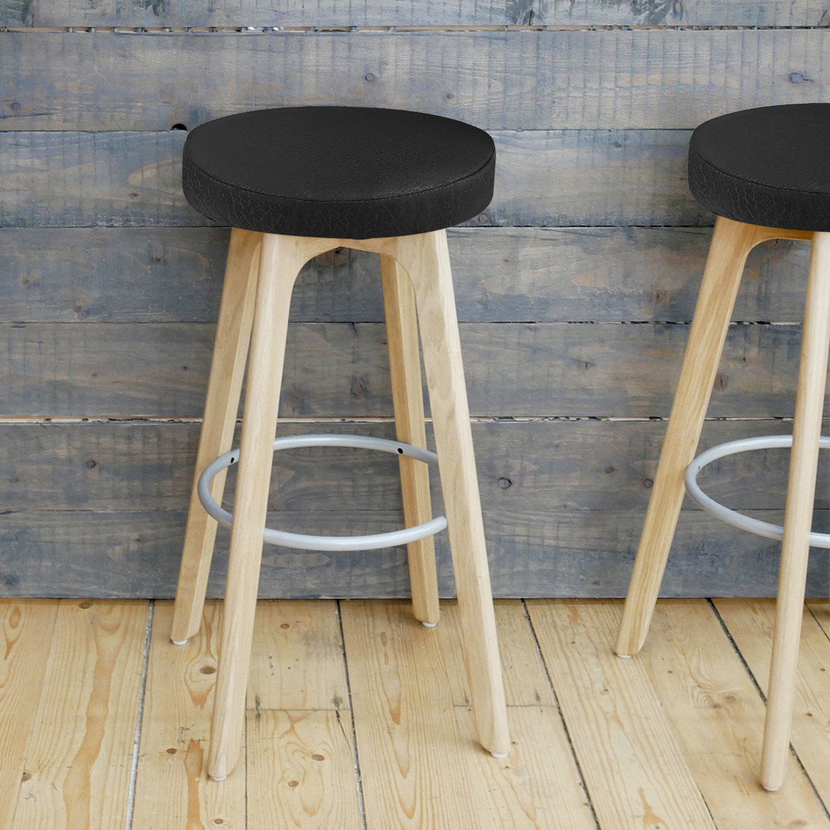 Sarung Kursi Bar Bulat Hitam,  - Office Stool ulasan dan harga