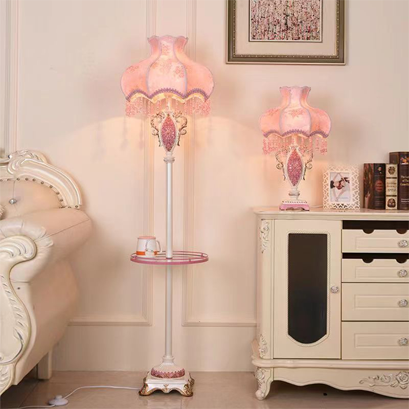 Lampu Meja Merah Muda Eropa Ru - Desk Lamp ulasan dan harga